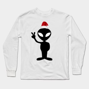 Christmas Alien Long Sleeve T-Shirt